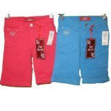 SKU: GJS24505 Girls Sizes 2/3/4 Stretchable Twill 5 Pockets Bermuda Shorts.