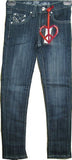 SKU: 716048 Girls Sizes 7/8/10/12/14 Stretchable Denim 5 Pockets Embroidered Jeans. Skinny Cut.