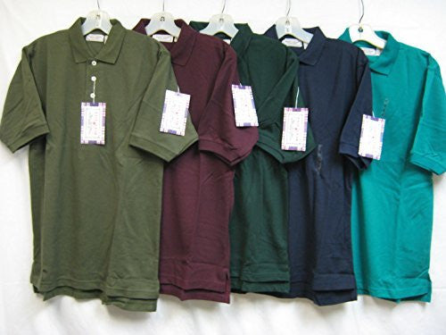 SKU: 808 Adult's Sizes S, /M, /L, Pique Knit Short Sleeves Polo Shirts