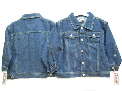 SKU: 8200-BB Children's Sizes 2/3/4/5/6/7 Cotton Denim Western Jackets, (24 PCS Assorted Sizes)