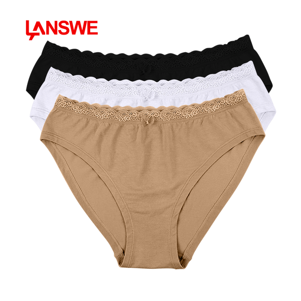 Ladies Sizes S, M, L, XL, Stretchable Fit High-Cut Brief Panty