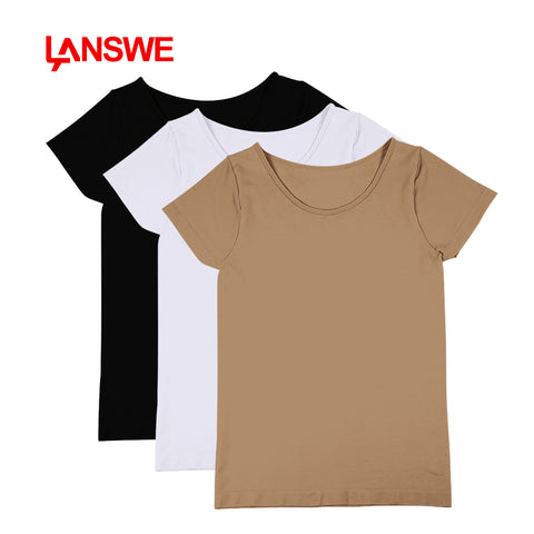 Ladies Sizes S, M, L, XL, Stretchable Seamless Cap Sleeves Tops