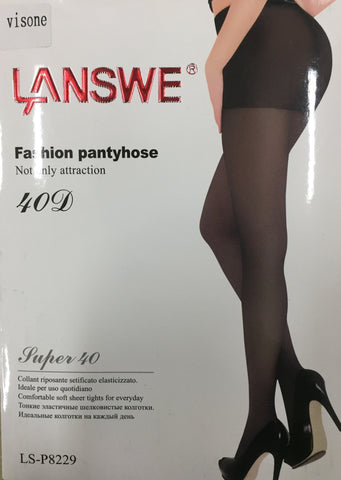 SKU: LS-P8229 Women's 40D Ultra-Sheer Pantyhose. * 6 Pairs Pack *