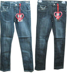 SKU: 716022 Girls Sizes 7/8/10/12/14 Stretchable Denim 5 Pockets Embroidered Jeans. Skinny Cut.