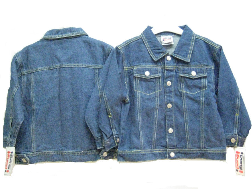 SKU:8200 Peng Peng Children's Sizes 2/3/4/5/6/7 Denim Western Jackets